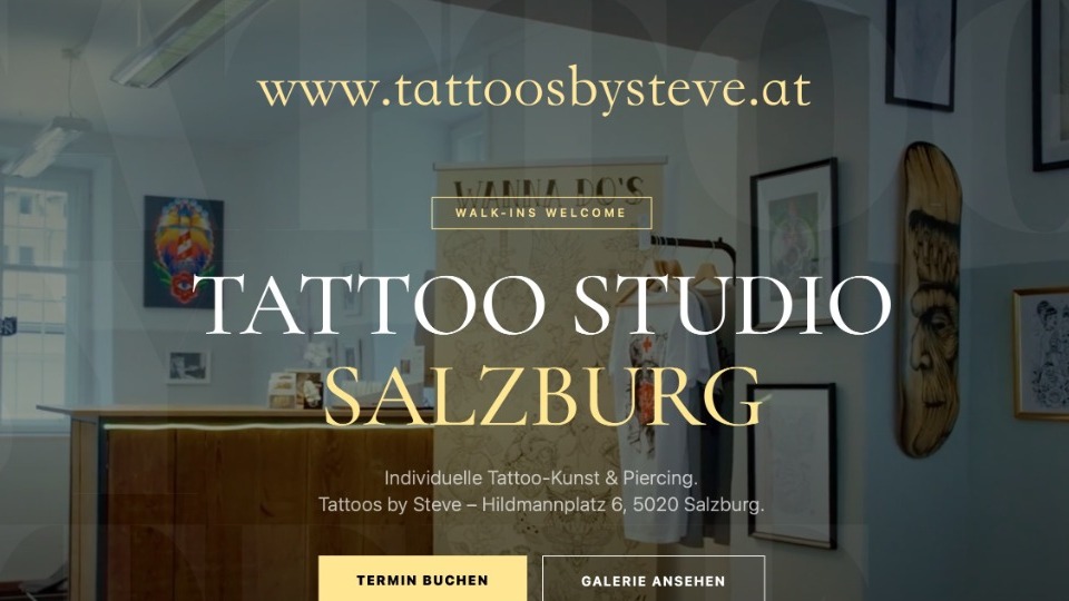 Tattoos by Steve - Tattoo Studio Salzburg
